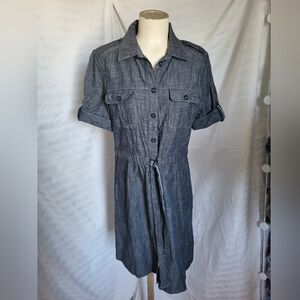 Tahari Blue Denim Dress, Size 10